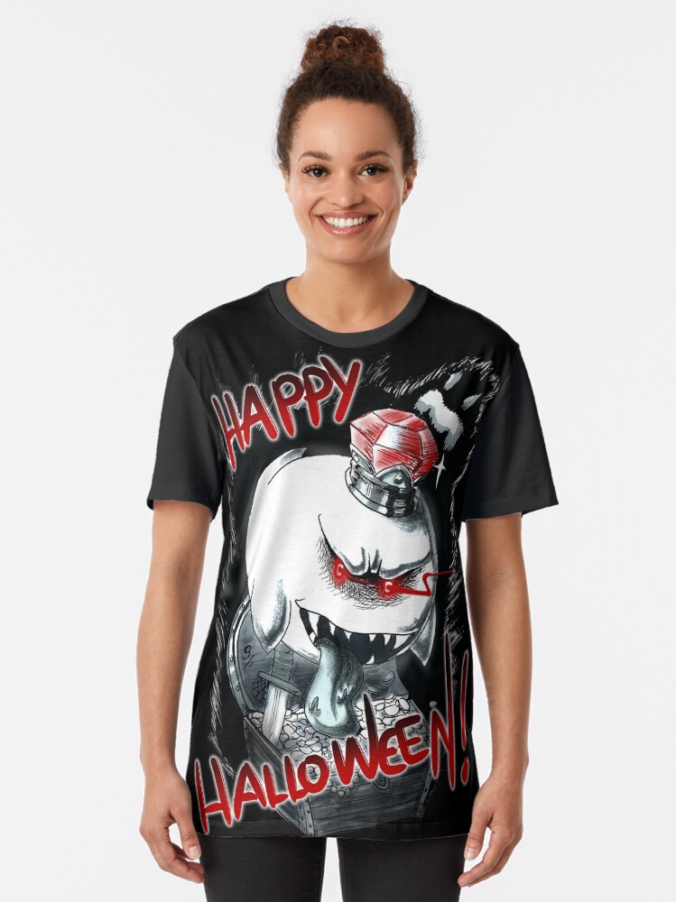"Happy halloween! King Boo pattern" Tshirt for Sale by chlogummy