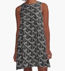 Black goyard A-Line Dress