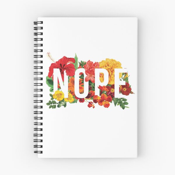 Item preview, Floral Nope designed and sold by Liz Sydney.