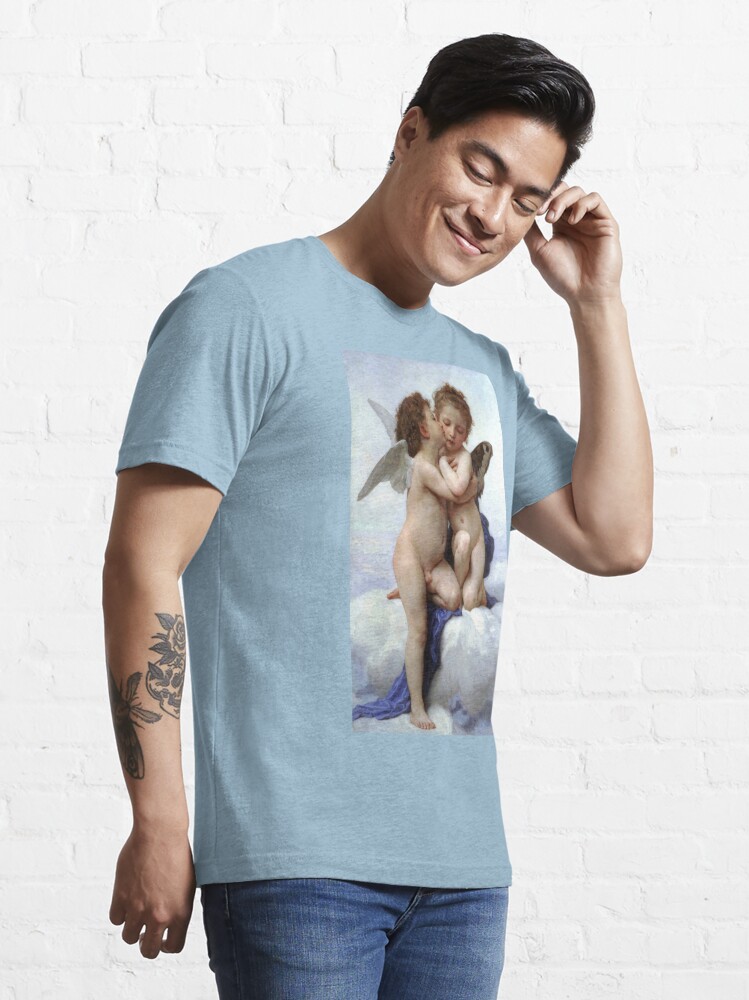 The First Kiss L Amour et Psych enfants William Adolphe Bouguereau Essential T Shirt