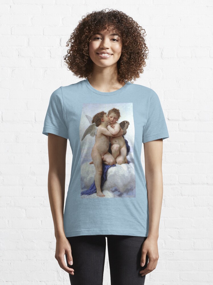 The First Kiss L Amour et Psych enfants William Adolphe Bouguereau Essential T Shirt