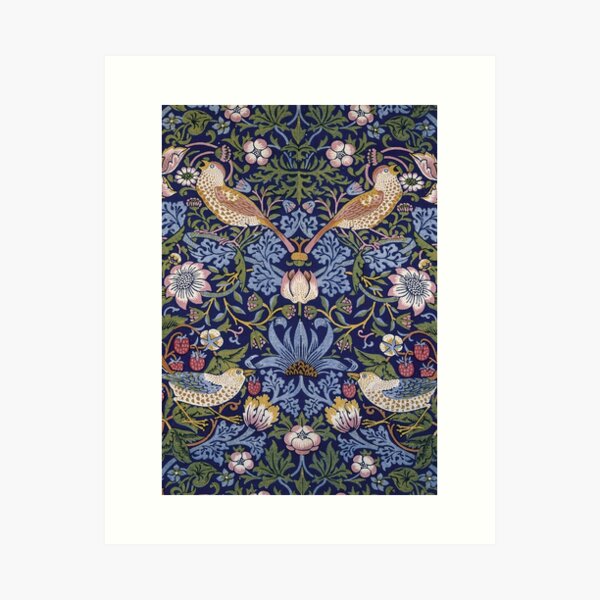 Artikel-Vorschau von William Morris Strawberry Thief Design 1883, designt und verkauft von RBEnt.