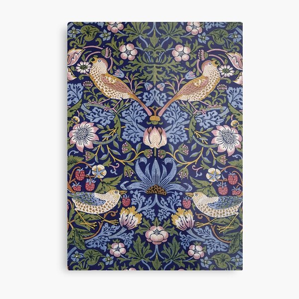 William Morris Strawberry Thief Design 1883 Metal Print