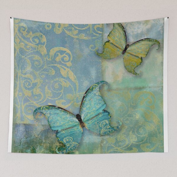 Item preview, Damask Butterflies I designed and sold by Sasha Art Gallery.