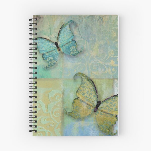 Item preview, Damask Butterflies II designed and sold by Sasha Art Gallery.