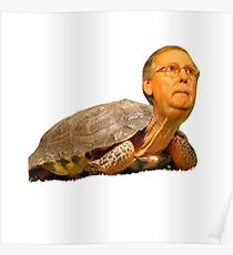 Mitch McConnell Turtle Poster
