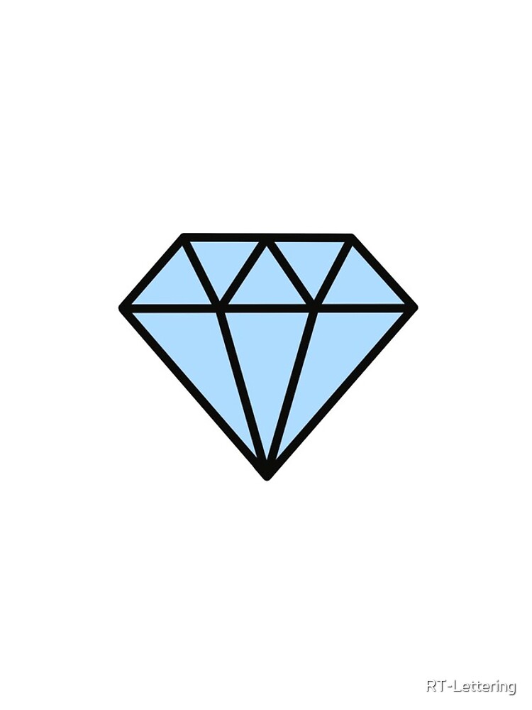 Thumbnail 4 of 4, iPhone Case, Blue Diamond designed and sold by RT-Lettering.