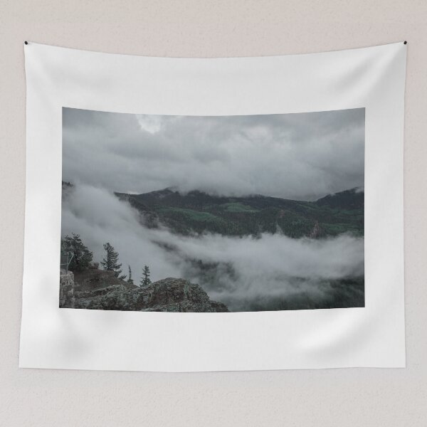 Item preview, Rocky Mountain Peeks in the Clouds designed and sold by Vixynspire.