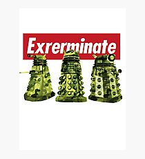 Exterminate Doctor Who Photographic Print