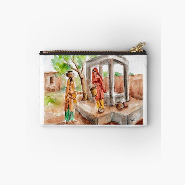 Item preview, Punjabi Village Girls at the Well designed and sold by Sukhpal Grewal Ethnic Art.
