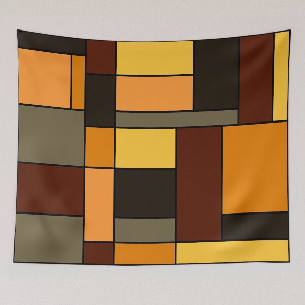 Item preview, Mondrian Autumn designed and sold by Rockett Graphics.