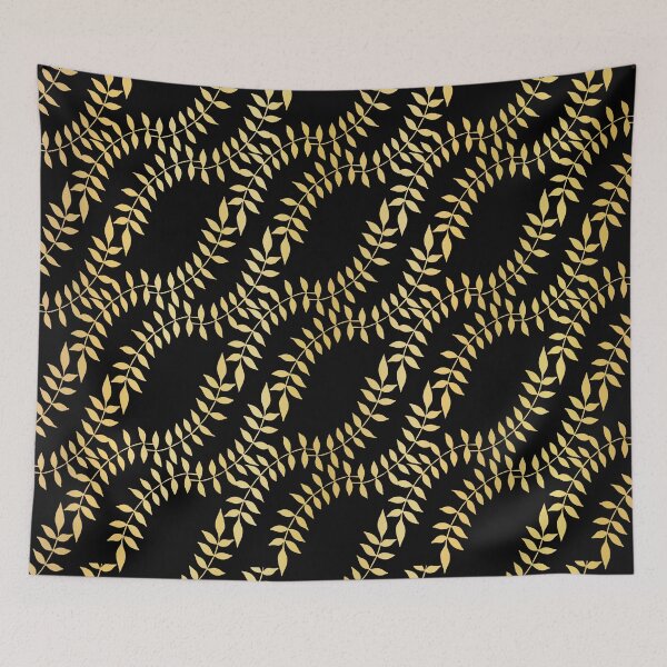 Item preview, Luxe Leaves Intertwined Seamless Pattern, Hand Drawn Nature designed and sold by Limolida.