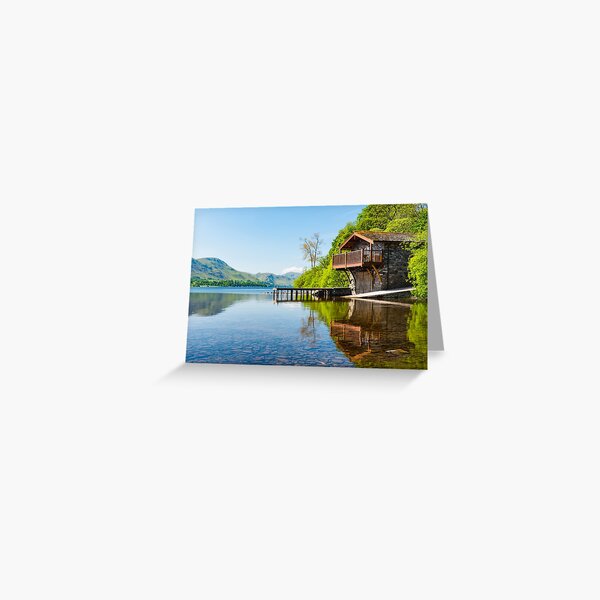 Ullswater Boathouse, lake district, UK Greeting Card