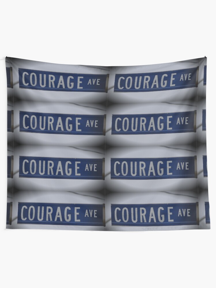 Alternate view of Courage Ave Tapestry