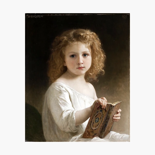 The Storybook - William Adolphe Bouguereau