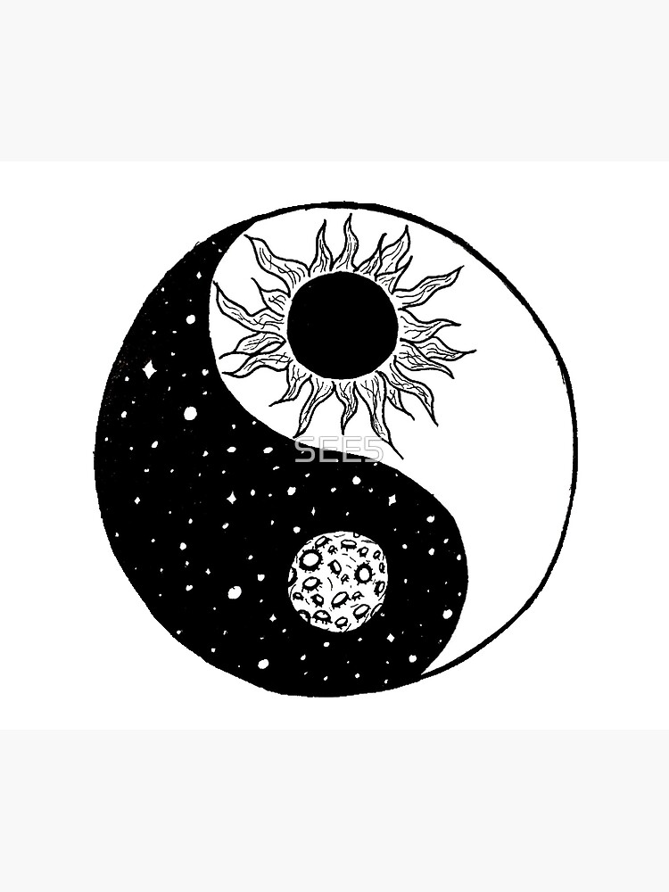 Sun and Moon Yin and Yang by SEE5