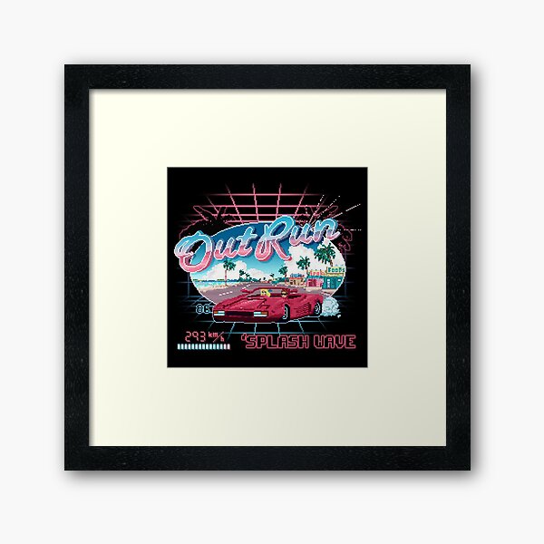 Runout Framed Art Print