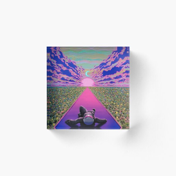Sunset Trip Acrylic Block