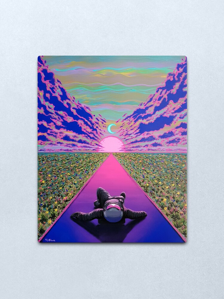 Alternate view of Sunset Trip Metal Print
