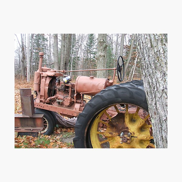 Old trator Photographic Print