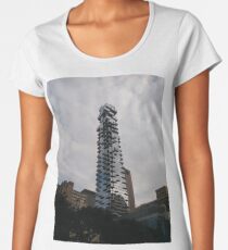 #architecture #city #skyscraper #sky #tallest #tower #business #outdoors #cityscape #modern #office #street #horizontal #colorimage #nopeople #builtstructure #downtowndistrict #urbanskyline #highup Women's Premium T-Shirt