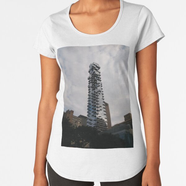 #architecture #city #skyscraper #sky #tallest #tower #business #outdoors #cityscape #modern #office #street #horizontal #colorimage #nopeople #builtstructure #downtowndistrict #urbanskyline #highup Premium Scoop T-Shirt