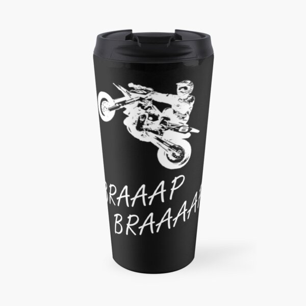 Braaap Braap Supermotolifestyle Taza de viaje