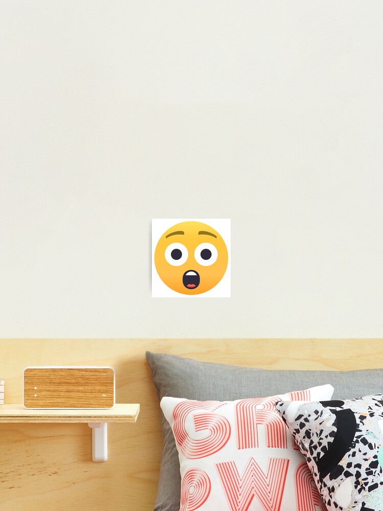 JoyPixels™ Astonished Face Emoji Art Board Print for Sale by JoyPixels  Inc.