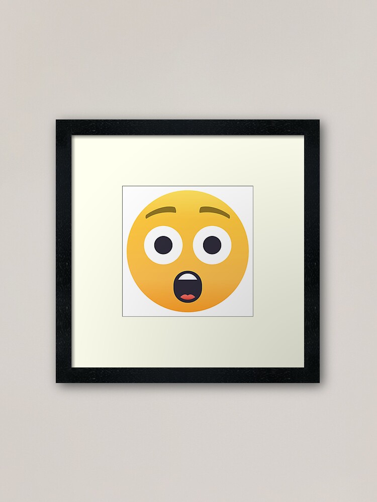 JoyPixels™ Astonished Face Emoji Art Board Print for Sale by JoyPixels  Inc.