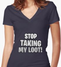 Loot Women's Fitted V-Neck T-Shirt