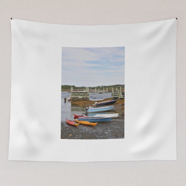 Item preview, Boats sit high and dry waiting for the tide to come in designed and sold by 2CrabbySisters.