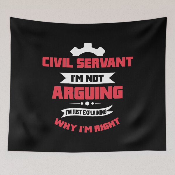 Item preview, Funny Civil Servant Quote Gift designed and sold by Alfalfalfa90.