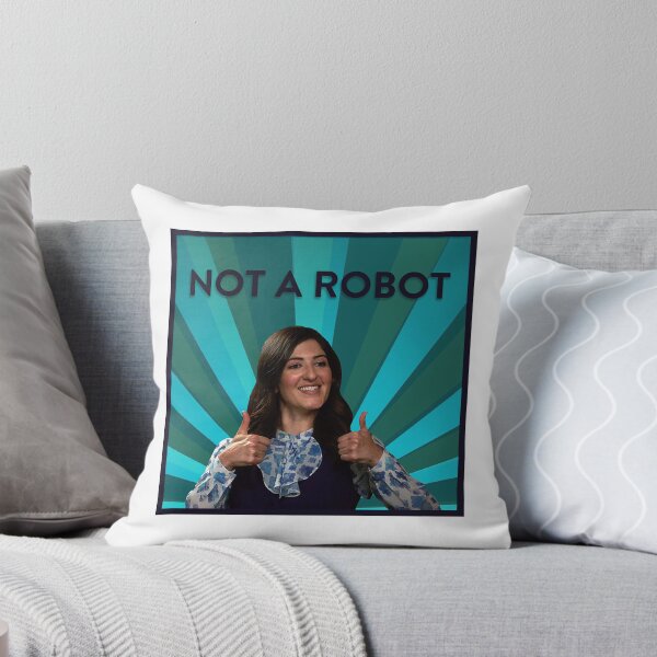 Item preview, The Good Place - Not A Robot - Blue designed and sold by SophieTakesPhot.