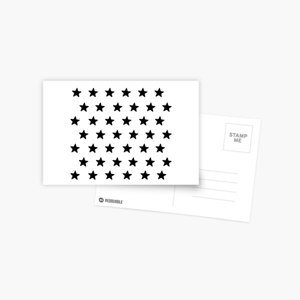 Be a star - black & white Postcard