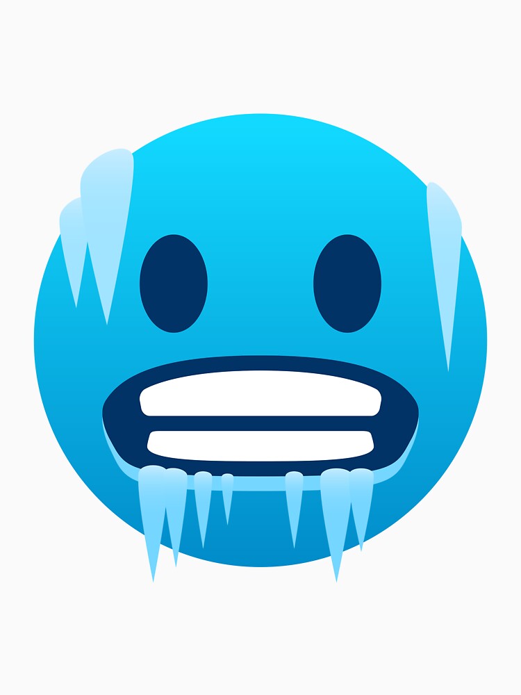 "JoyPixels ™ Cold Face Emoji" TShirt von joypixels Redbubble