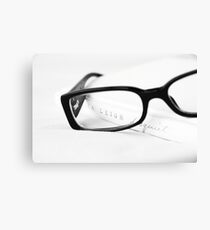 White Noise Canvas Print