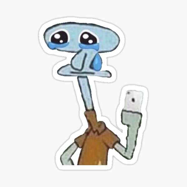 Spongebob Squidward Sticker - Spongebob Squidward Sad - Discover & Share  GIFs