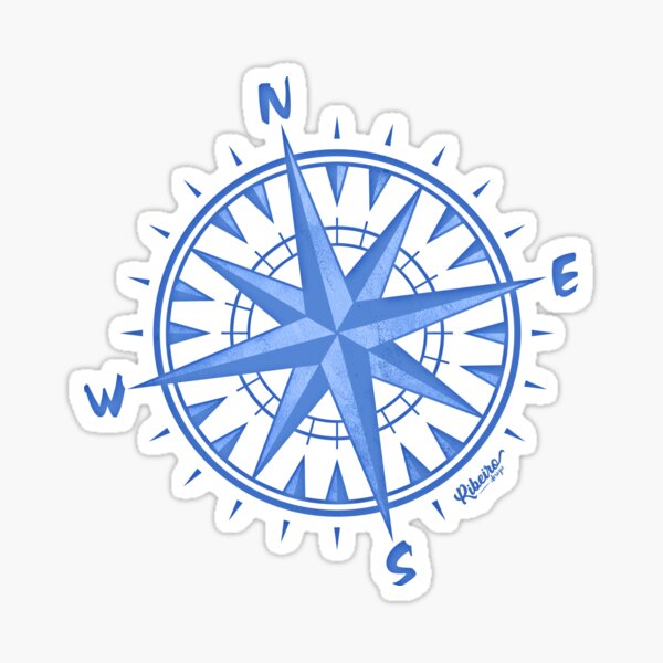 Compass Sticker