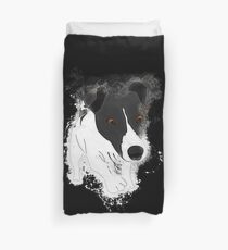 Dog funny glowing Art Duvet Cover