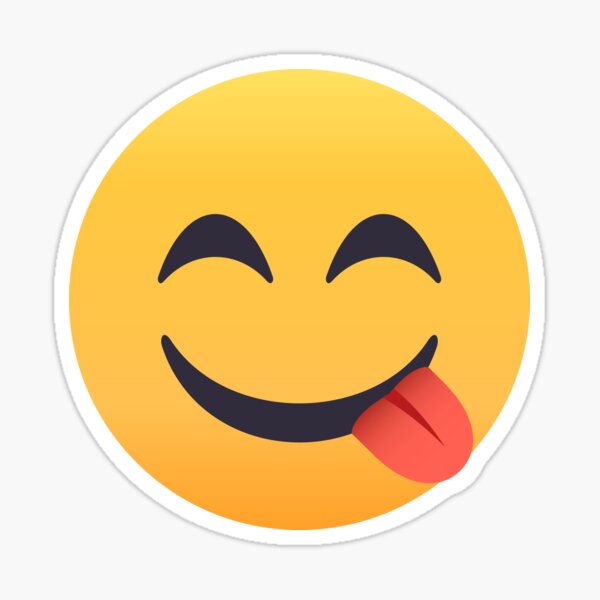 Joypixels Face Licking Lips Emoji Sticker For Sale By Joypixels Redbubble