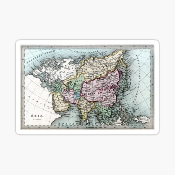 Item preview, 1835 Map of Asia designed and sold by historicimage.