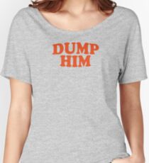 DUMP HIM - Britney Spears message tee Relaxed Fit T-Shirt