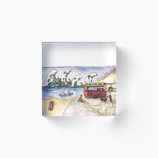 Cafe Del Sol Acrylic Block
