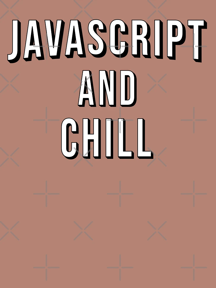 Imagen 4 de 4, Camiseta holgada boxy con la obra JavaScript y Chill, diseñada y vendida por Paper Oshi.