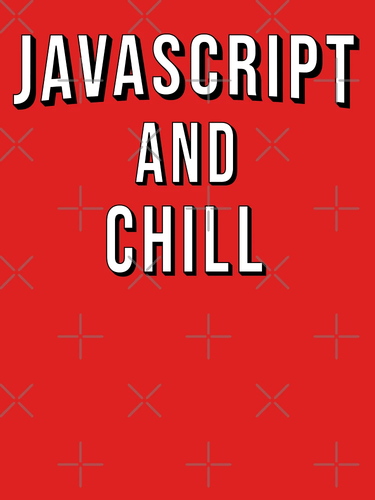 Imagen 4 de 4, Camiseta de cuello en V con la obra JavaScript y Chill, diseñada y vendida por Paper Oshi.