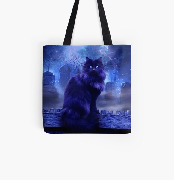 The Witches Familiar All Over Print Tote Bag