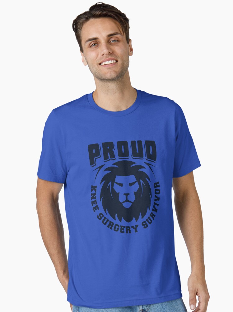 Thumbnail 1 von 7, Essential T-Shirt, Proud Knee Surgery Survivor - Recovery Quotes Gift designt und verkauft von yeoys.