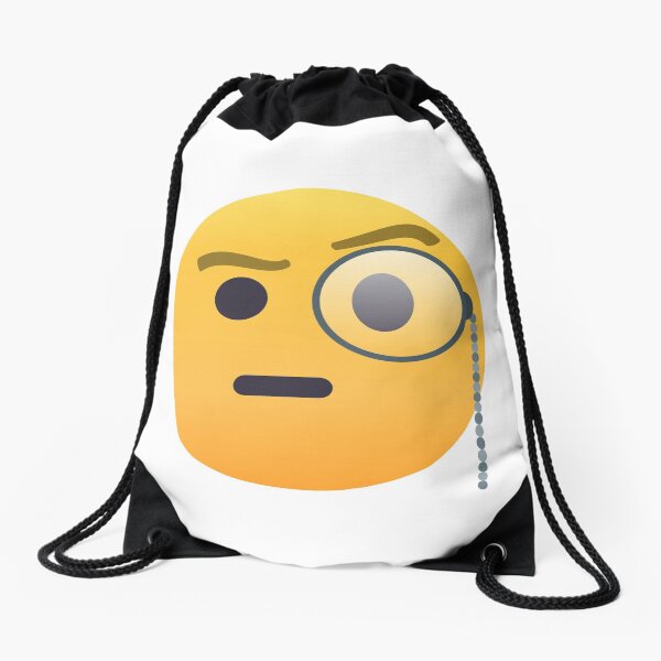 Joypixels Cold Face Emoji Drawstring Bag By Joypixels Redbubble