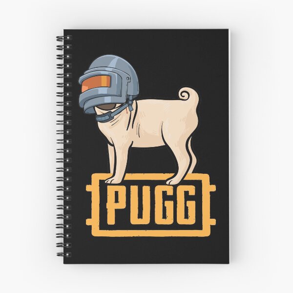 Item preview, PUGG Cute Funny Pug Wearing PUBG Level 3 Helmet designed and sold by Funny Merch & Fan Art.