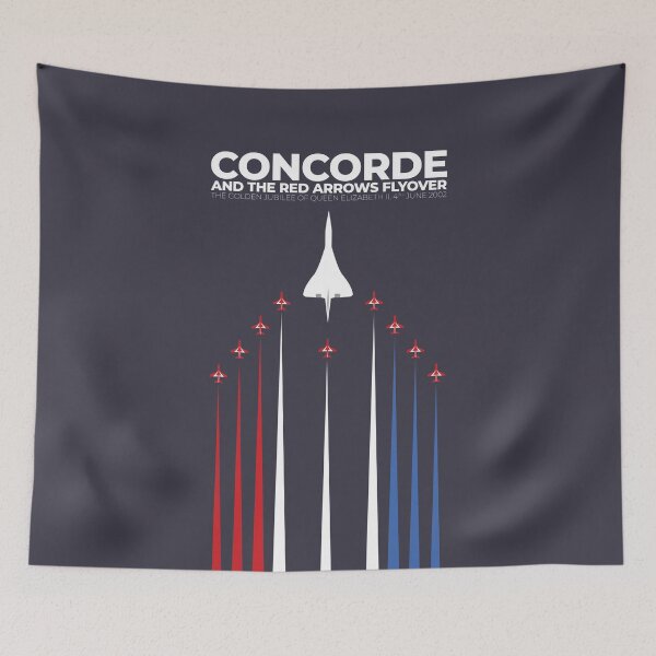 Item preview, Concorde and the Red Arrows Flyover. The Golden Jubilee of Queen Elizabeth II, 4th July 2002 designed and sold by Pepe Silva.